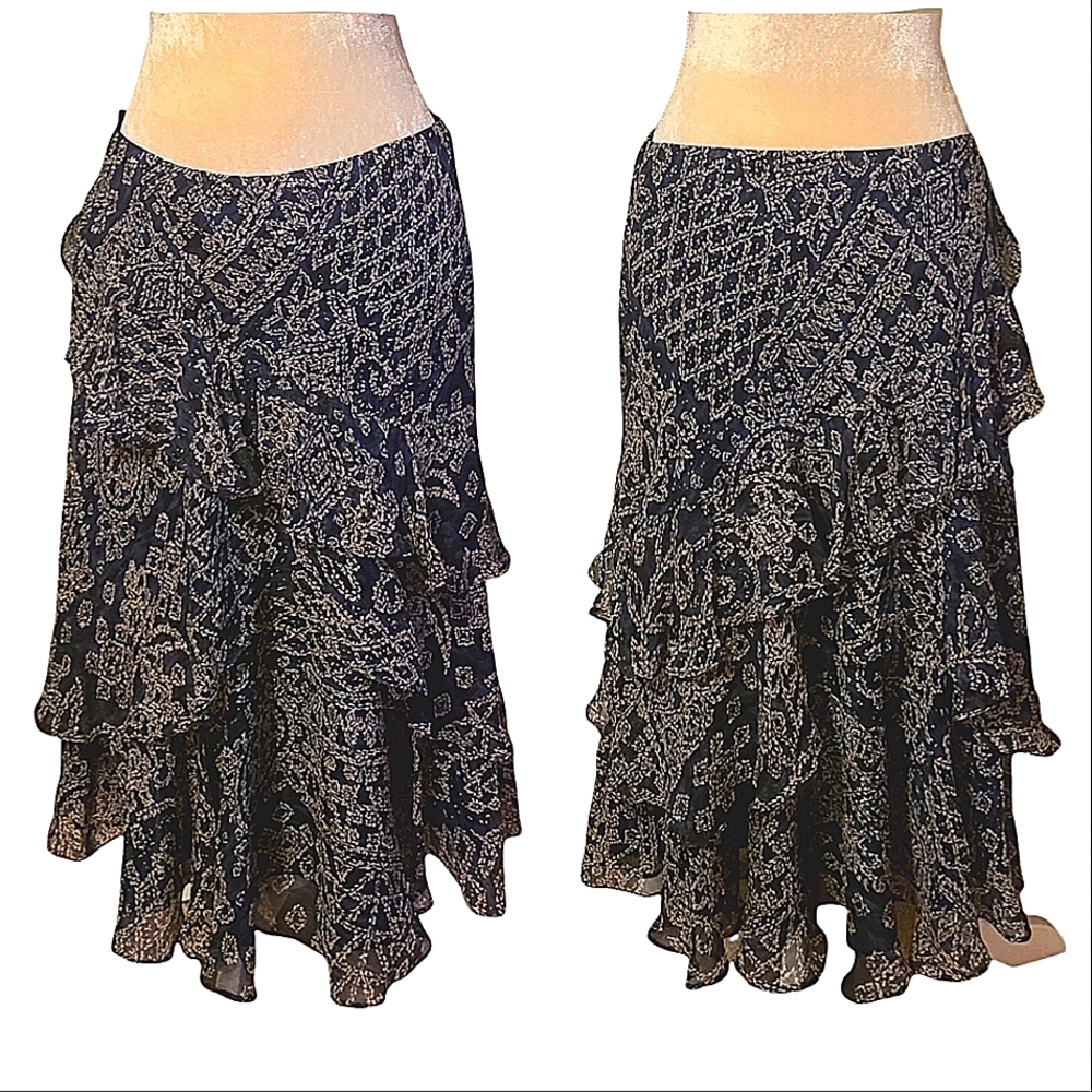 Ralph Lauren 100% Silk Skirt